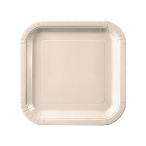 Square paper plate
